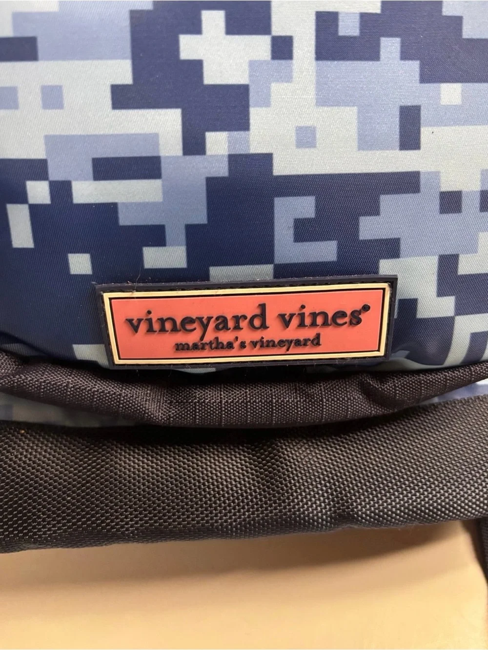 Vineyard Vines Blue Digital Camo Kids Backpack